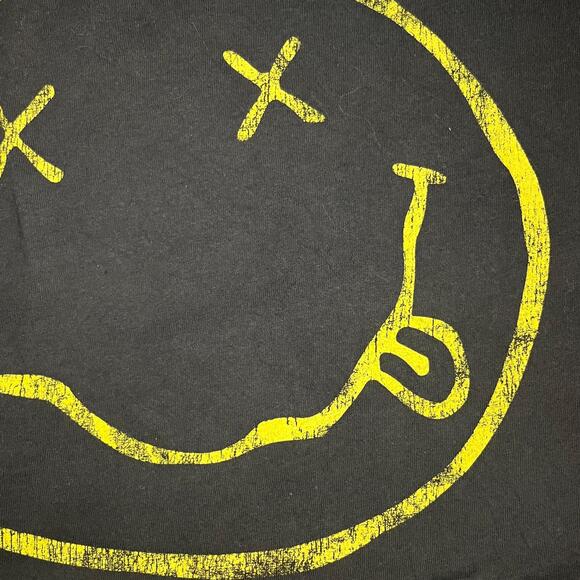 Old Navy ⚡ Nirvana Smiley Face Tee – Size XL - Picture 4 of 5